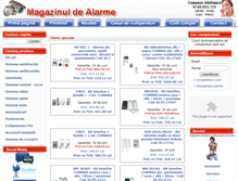 Tablet Screenshot of magazinuldealarme.ro